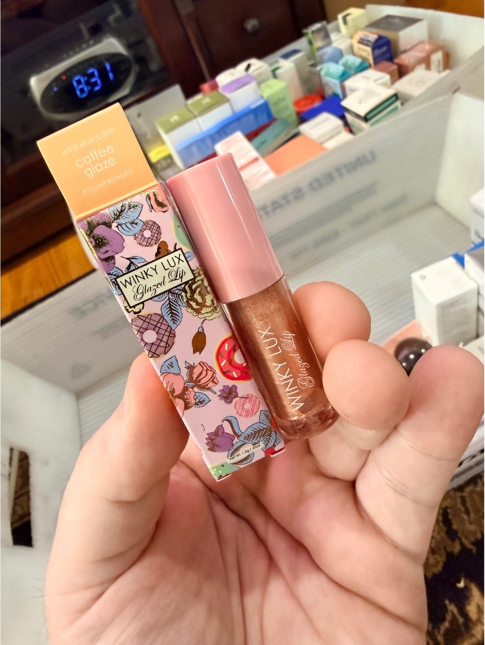 Winky Lux Glossy Lip Coffee Glaze Lip Gloss